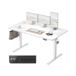 Escritorio Eléctrico Ajustable FEZIBO Blanco