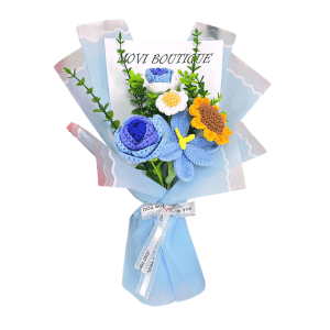 Ramo de Flores Eternas Azul