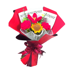 Ramo de Flores Eternas Rojo