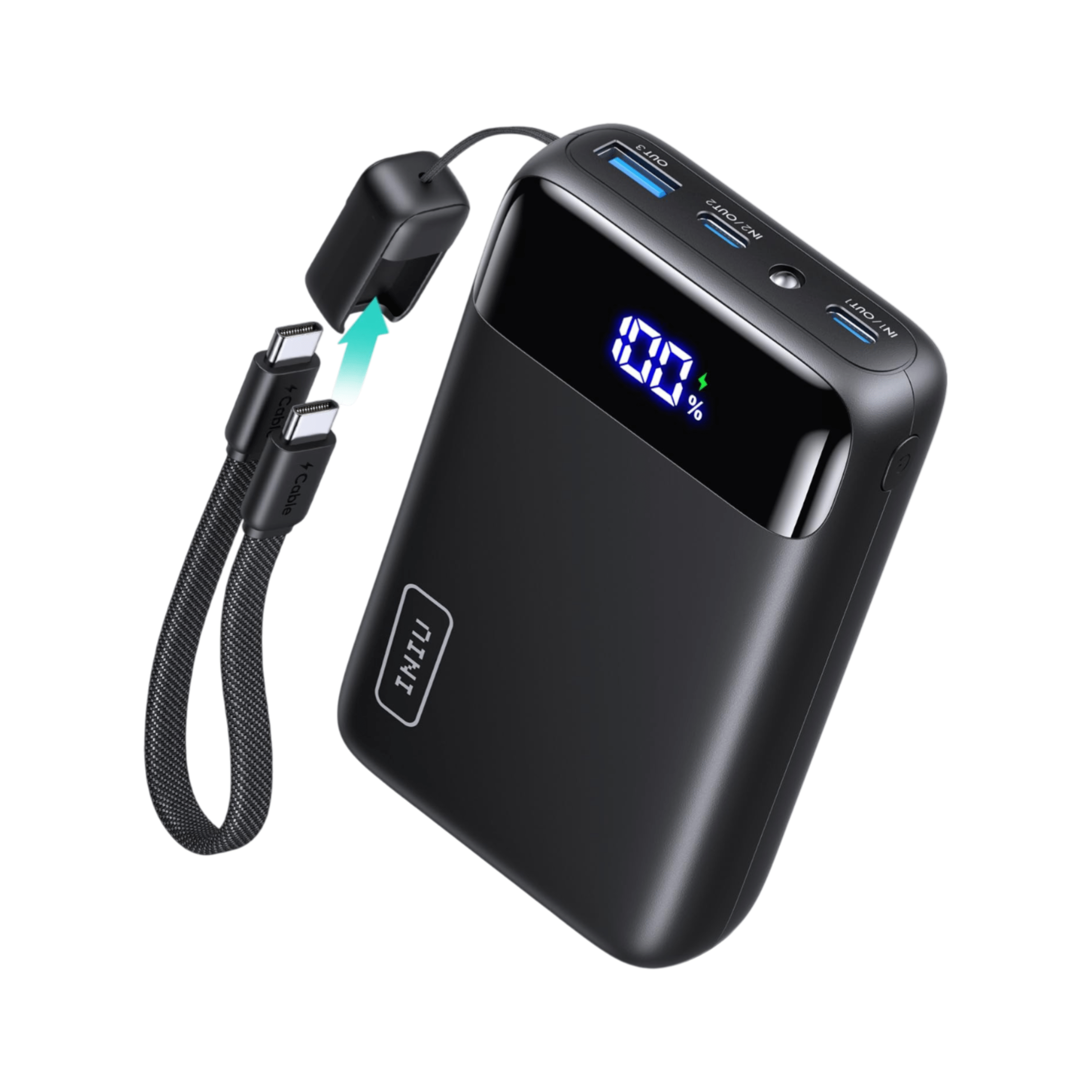 INIU Power Bank 10000mAh 45W P50 - Imagen 2