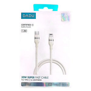 Cable Carga Rápida Tipo C a Lightning 30W 1.2M Dadu DC-C219
