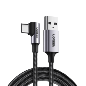 UGREEN Cable de Carga Rápida USB-A a USB-C de Ángulo de 90°