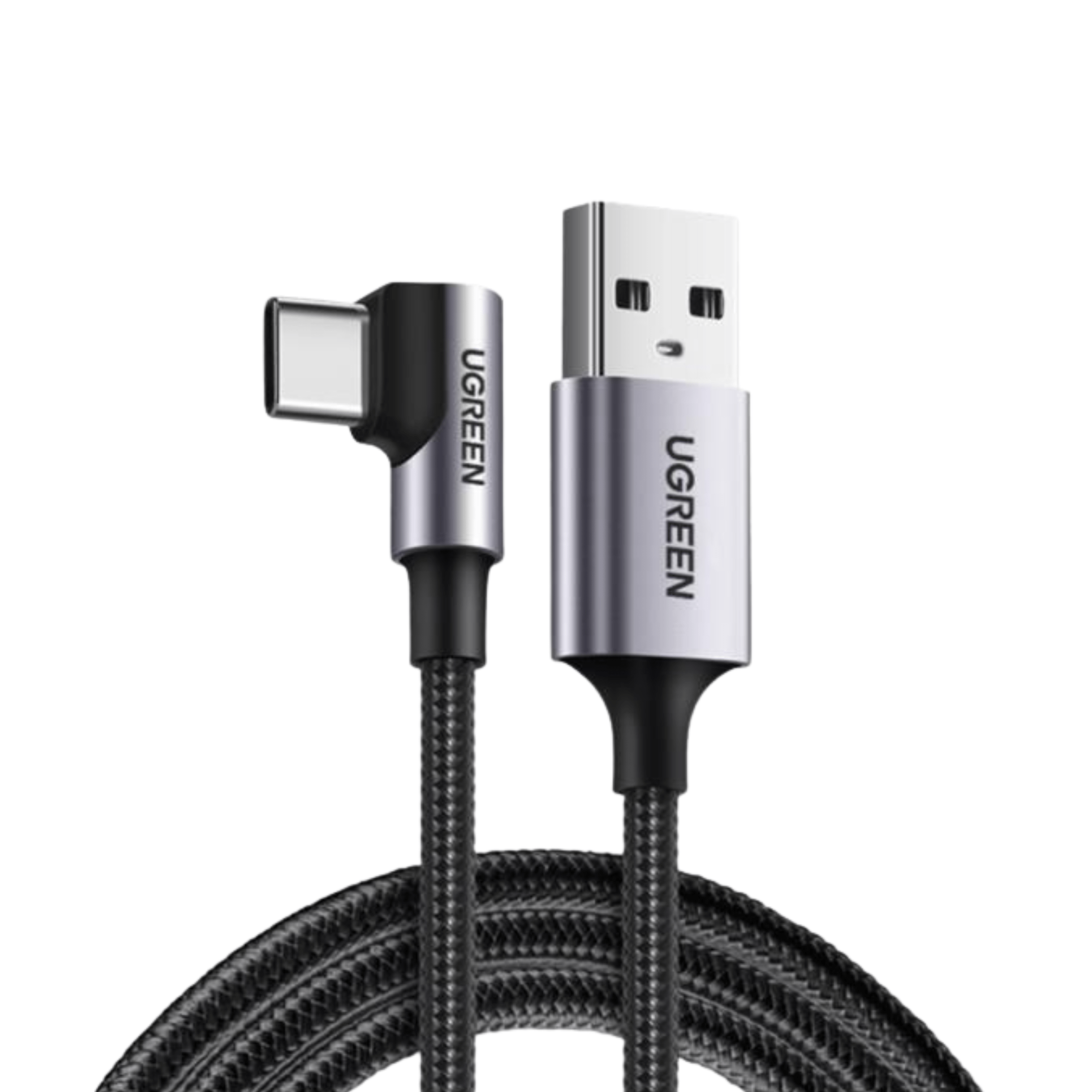 UGREEN Cable de Carga Rápida USB-A a USB-C de Ángulo de 90°