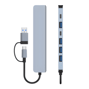 USB C y USB A Hub 7 Puertos en 1