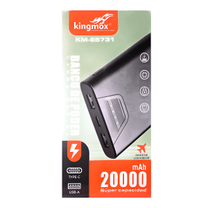 Power Bank 20000mAh Carga Rápida KM-E5731