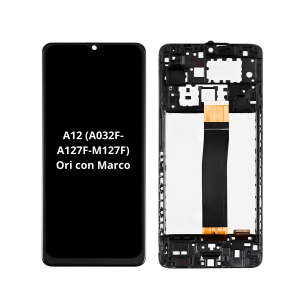 Cambio de Pantalla Samung A12 (A032F-A127F-M127F) Ori con Marco