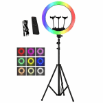 Aro de Luz LED  con Trípode 45cm 18" RGB