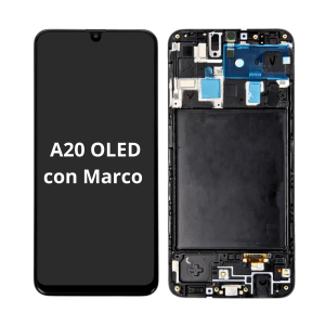 Cambio de Pantalla Samung A20 OLED con Marco