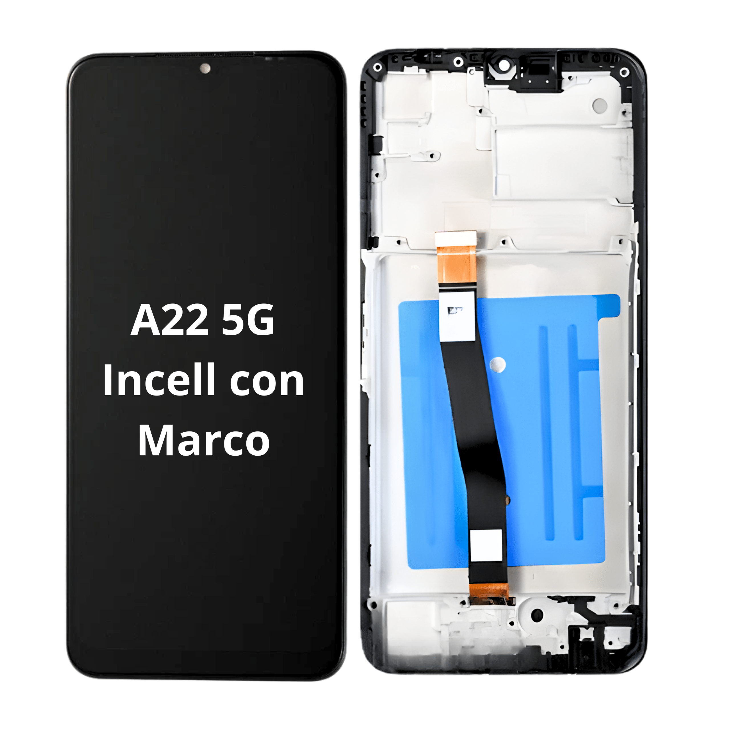 Cambio de Pantalla Samung A22 5G Incell con Marco
