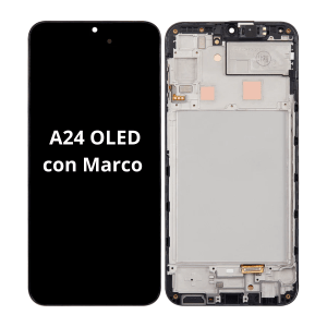Cambio de Pantalla Samung A24 OLED con Marco
