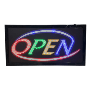 Letrero LED Neon Open