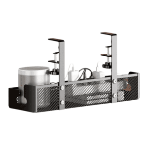 Estante de Cables para Escritorio 40cm Negro