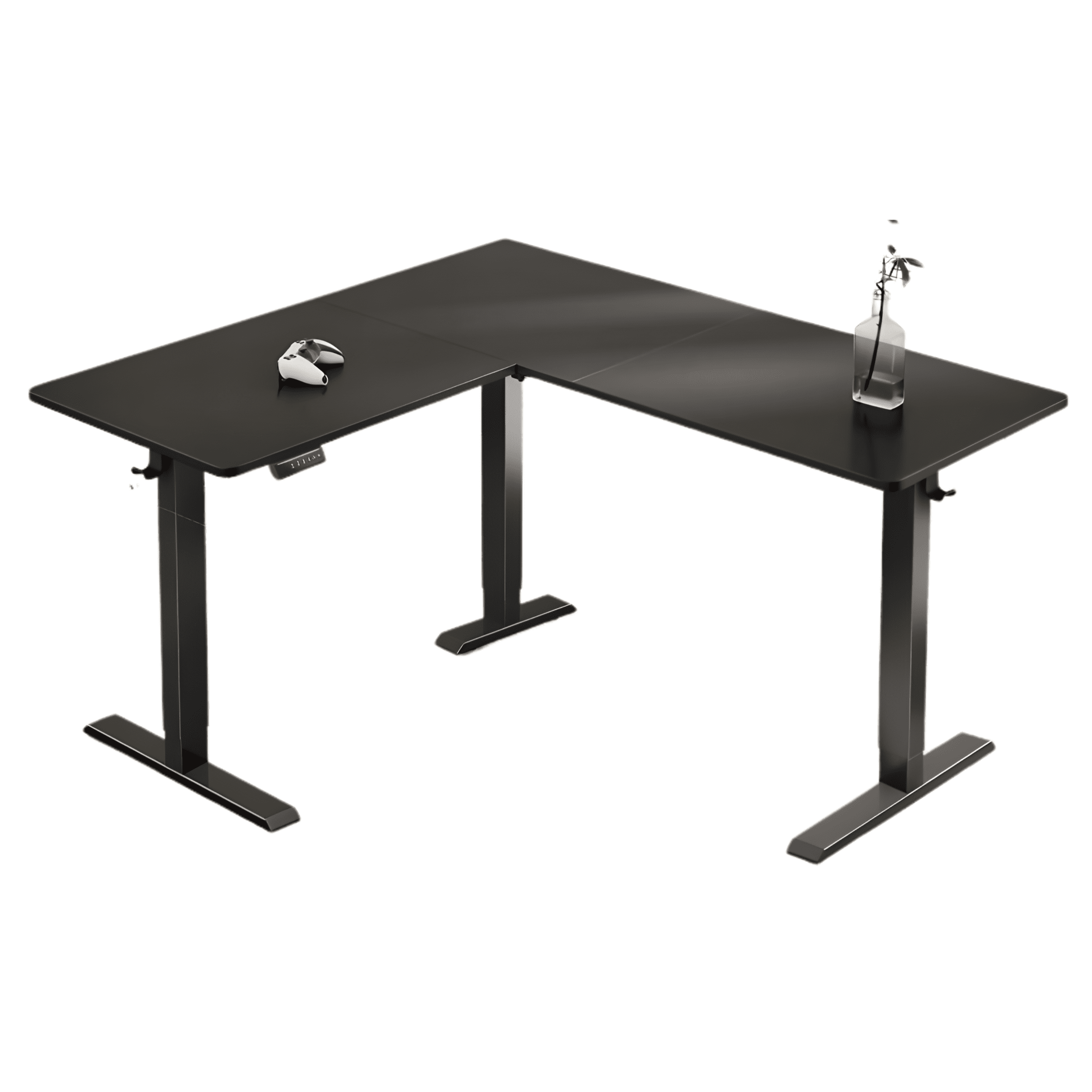Escritorio Eléctrico 63" x 55" Ajustable ERGEAR EGESD8B Negro - Imagen 2