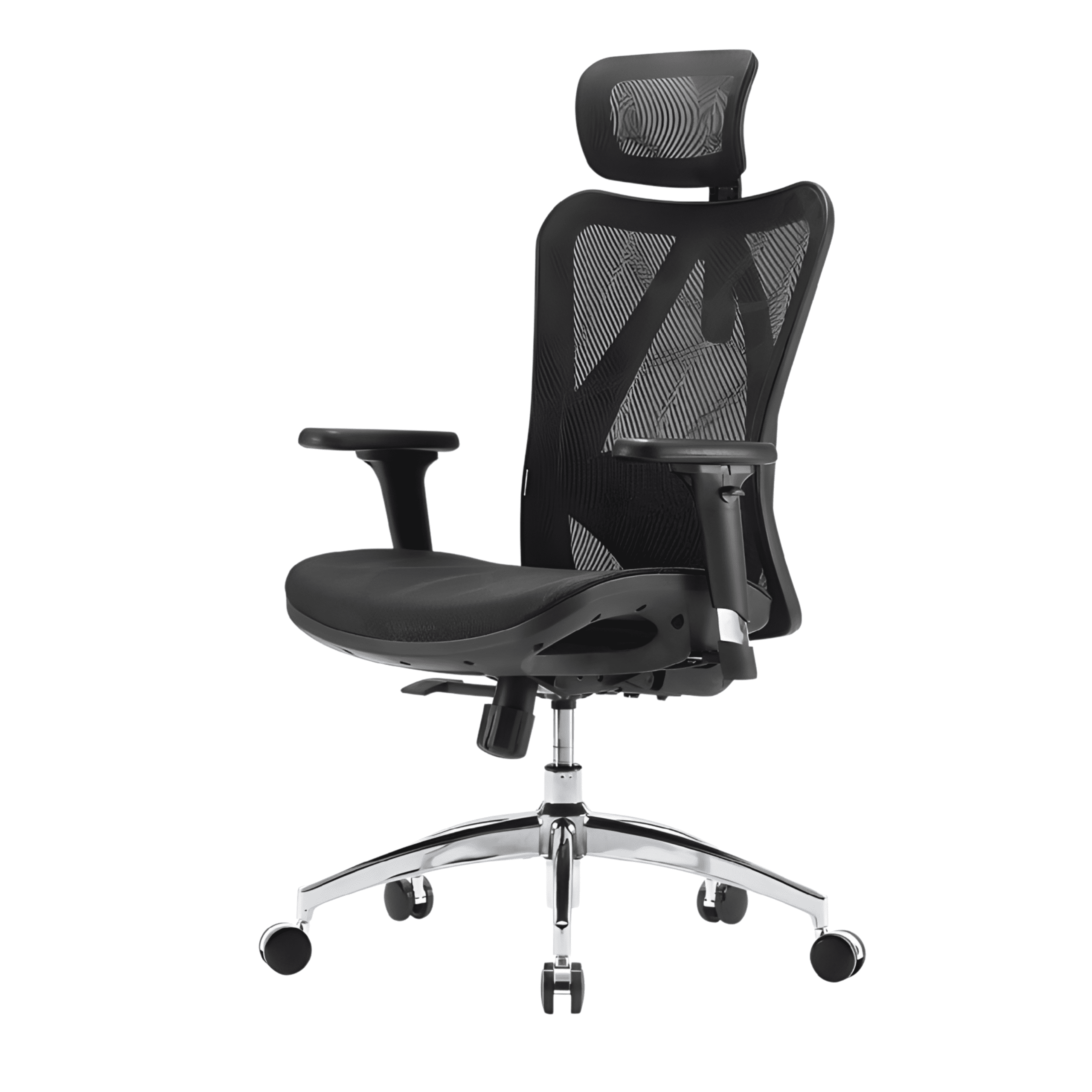 Silla de Oficina Ergonómica 43cm x 61cm x110cm 3D SIHOO M57 Negro - Imagen 3
