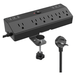 Regleta 12 en 1 para Escritorio 40W 13A Negro