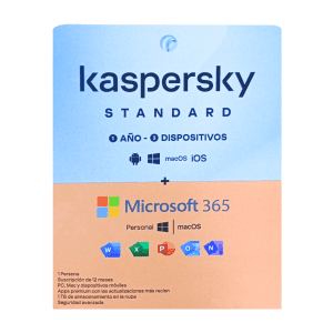 Programa Antivirus Standar + Microsoft 365 Personal  KASPERSKY