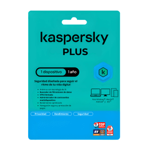 Programa Antivirus PLUS 1 PC KASPERSKY