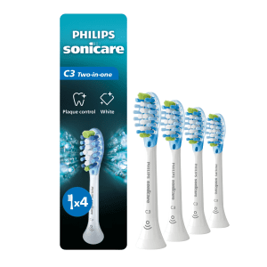 Philips Sonicare Cabezales C3 Two-in-One de Cepillo Dental Eléctrico