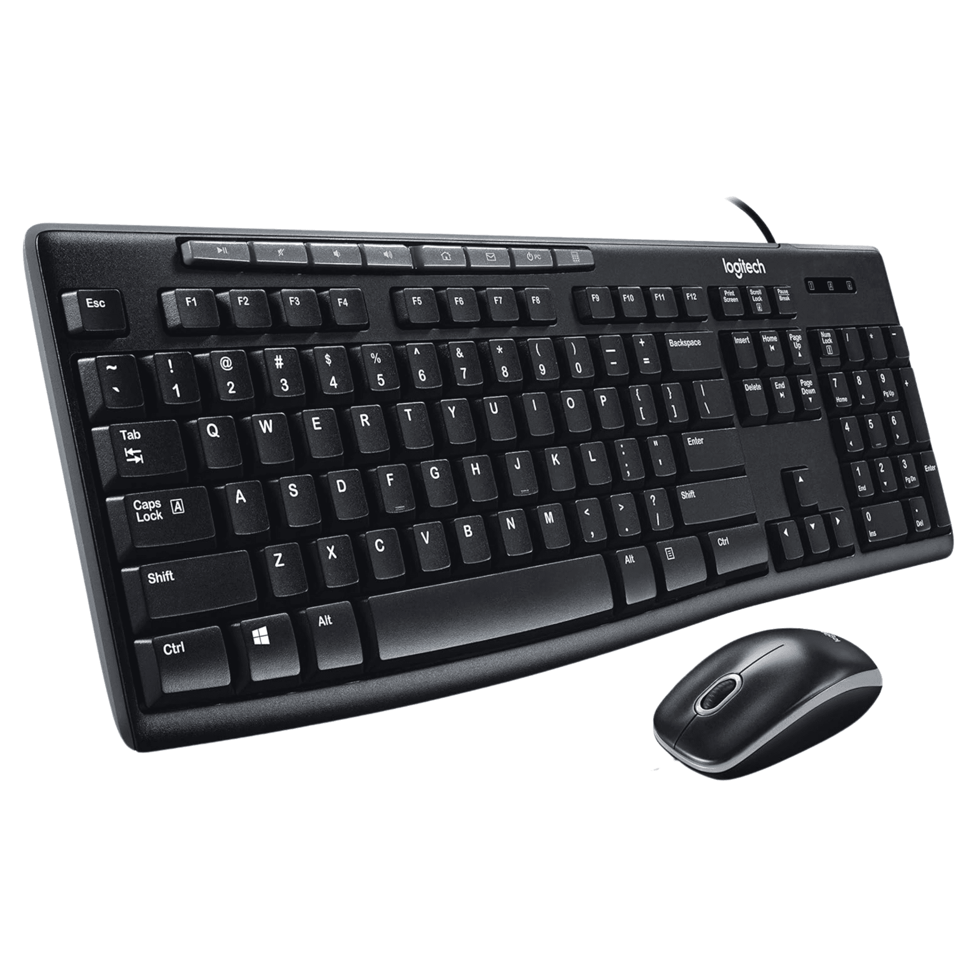 Teclado y Mouse Inalámbricos Logitech MK200