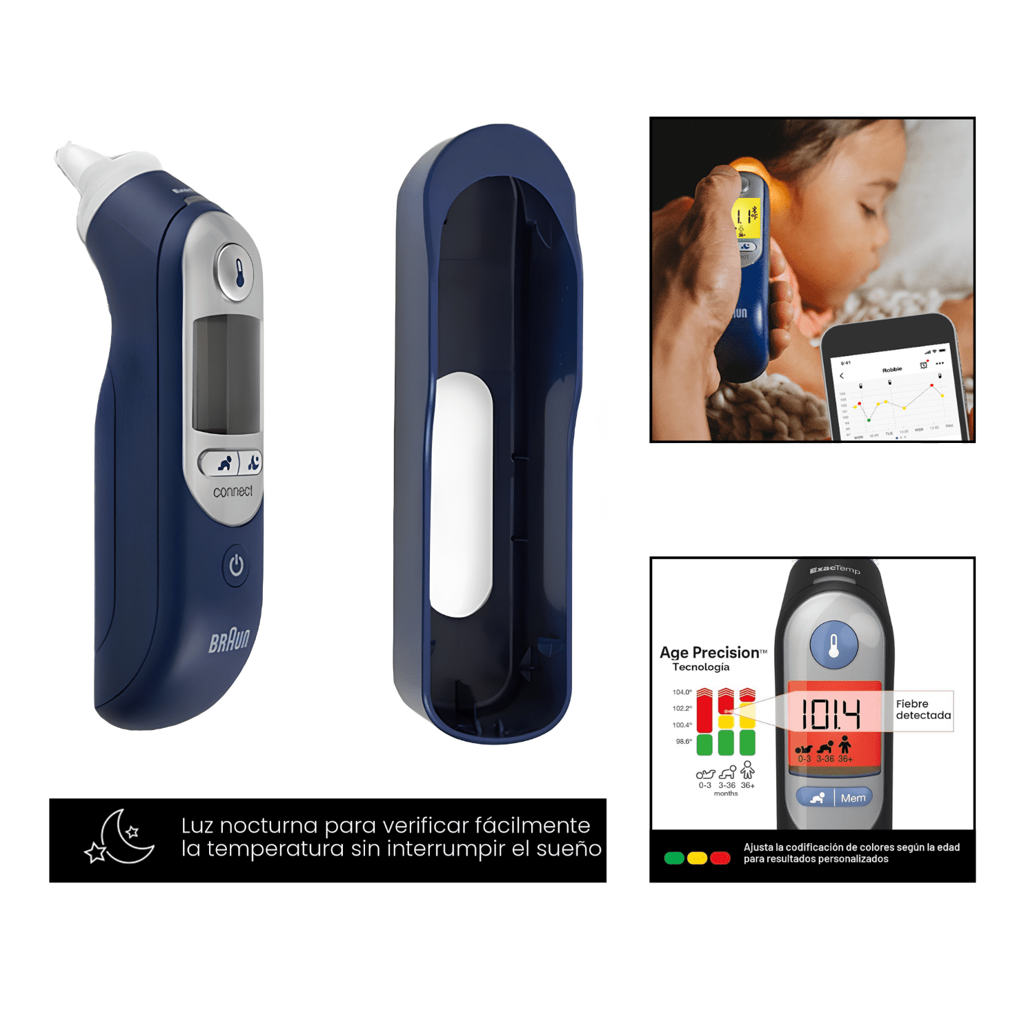 Termómetro Braun Best Thermoscan 7+ Connect - Imagen 2